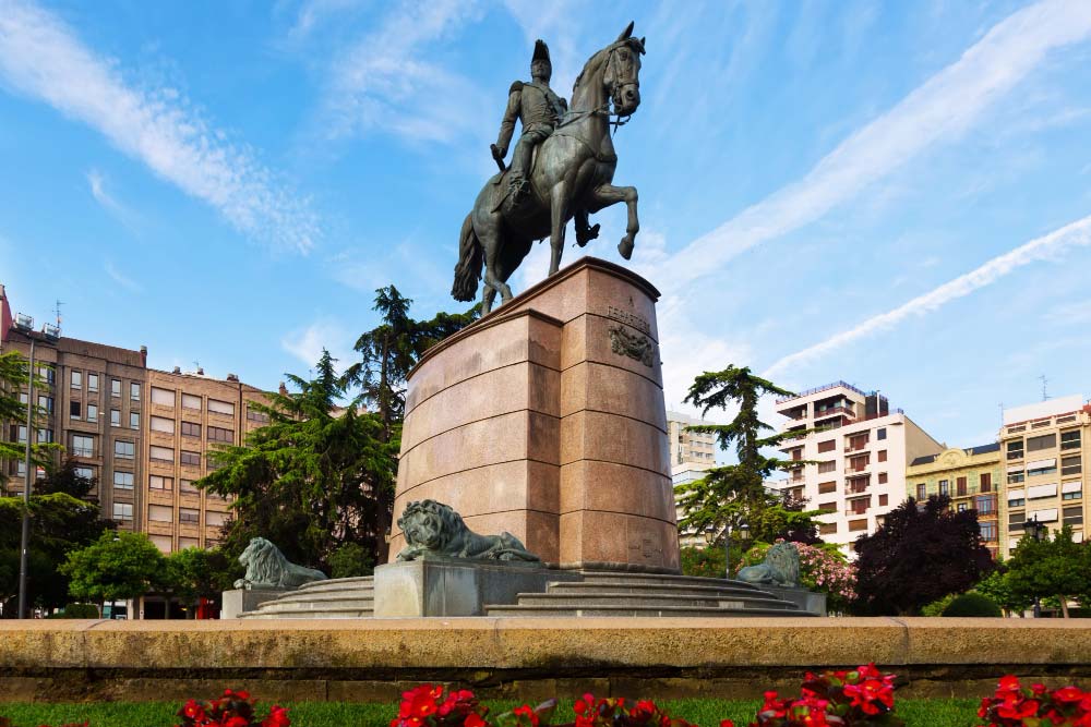 Reiterstatue Logroño