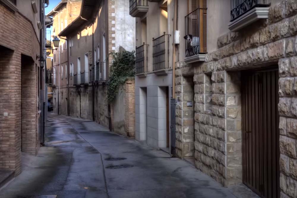 Straße in Los Arcos